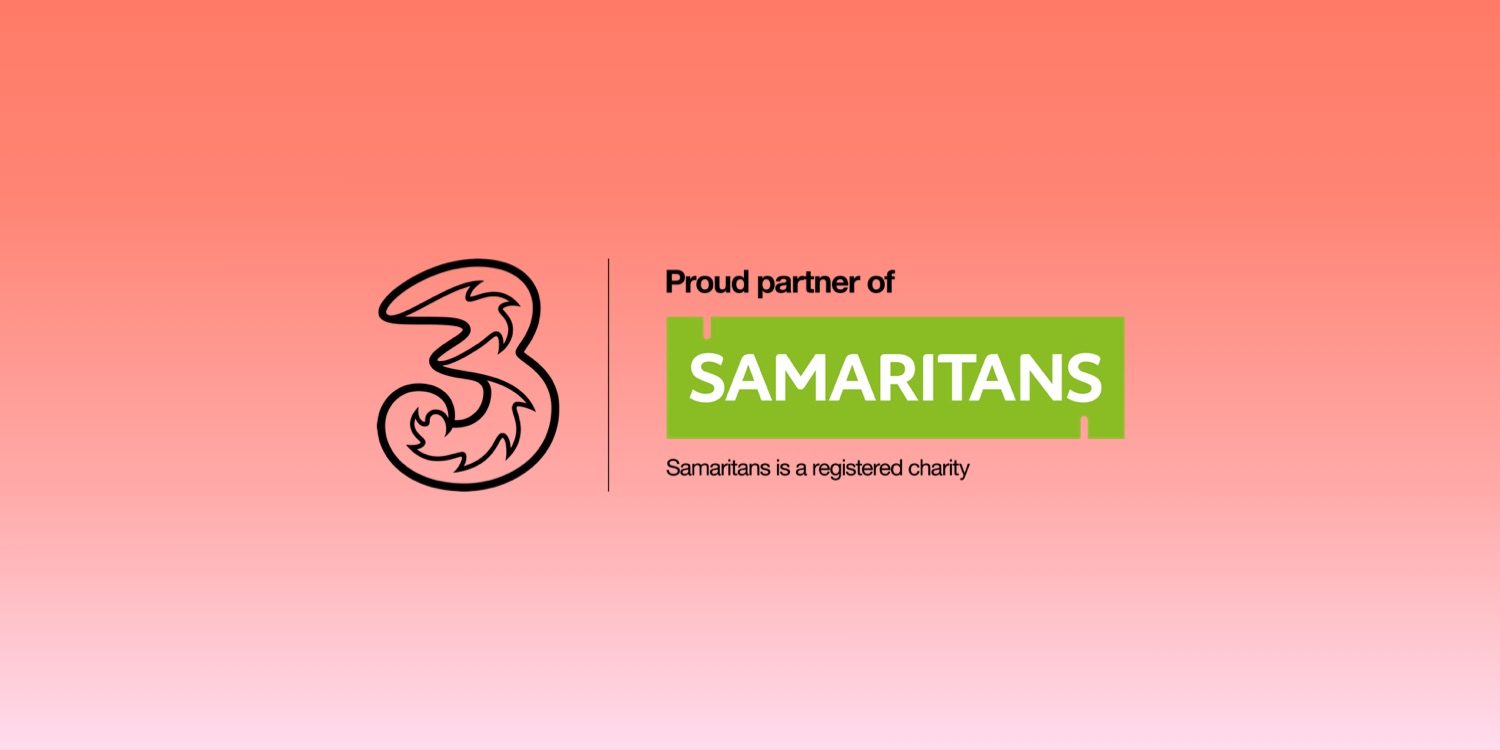 Proud partner of Samaritans. Samaritans is a registered charity