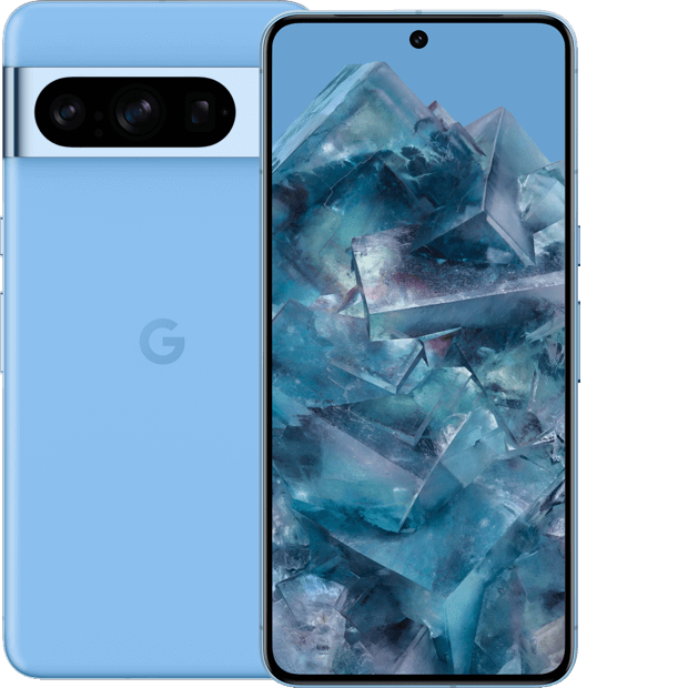 2 Google Pixel 8 Pro front and back