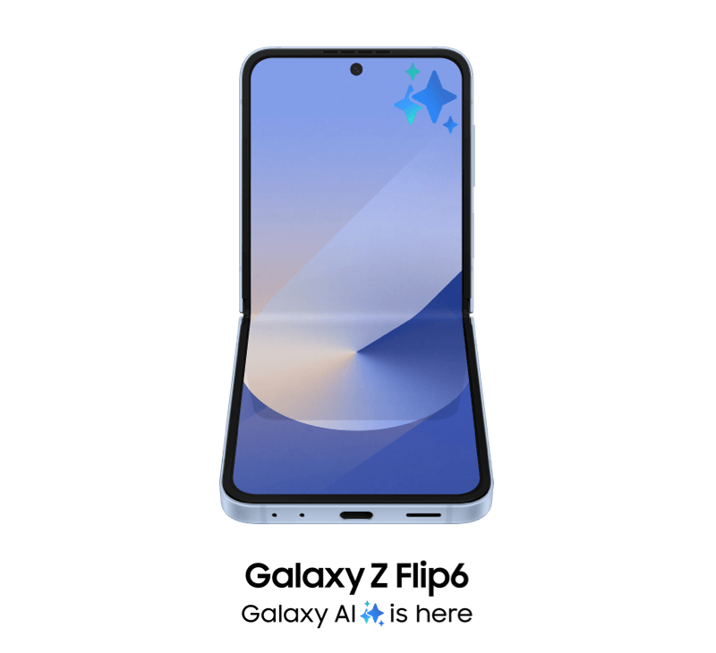Image of the Samsung Glaaxy Z Flip6