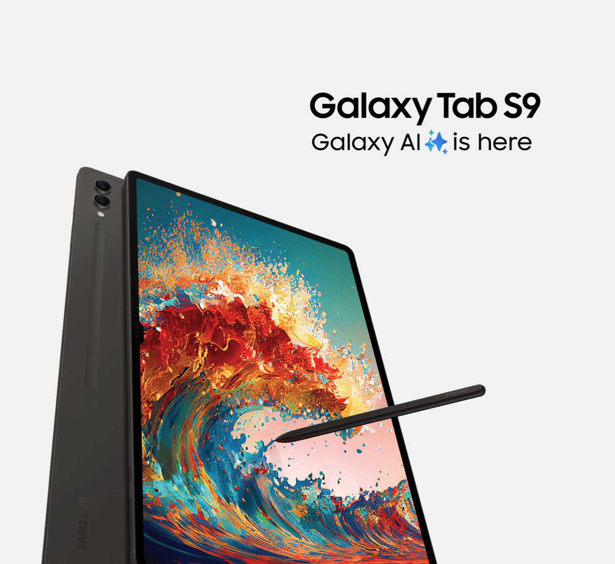 Samsung. The new Galaxy Tab S9