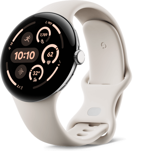 Google Pixel Watch 3 45 millimetre in White