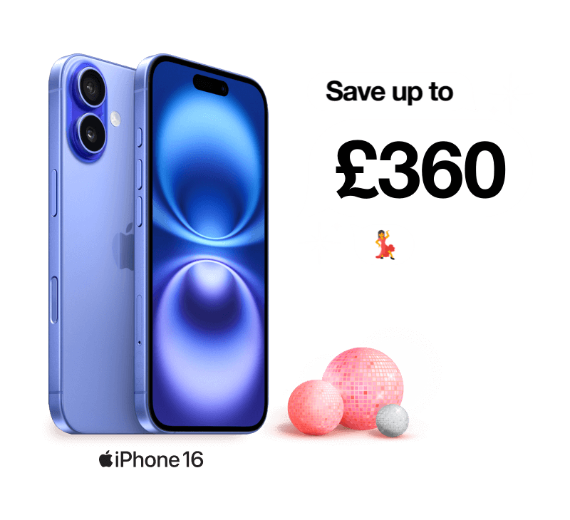 Apple iPhone 16 Save up to £240