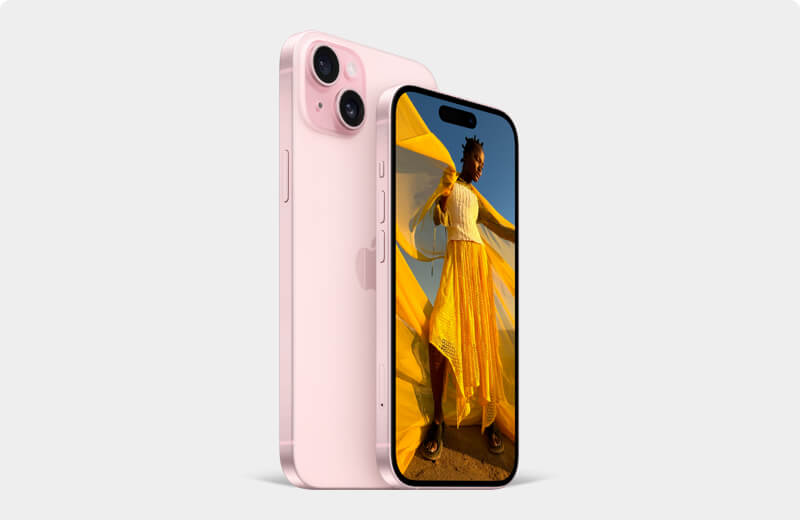 image of the Apple iPhone 14 in yellow